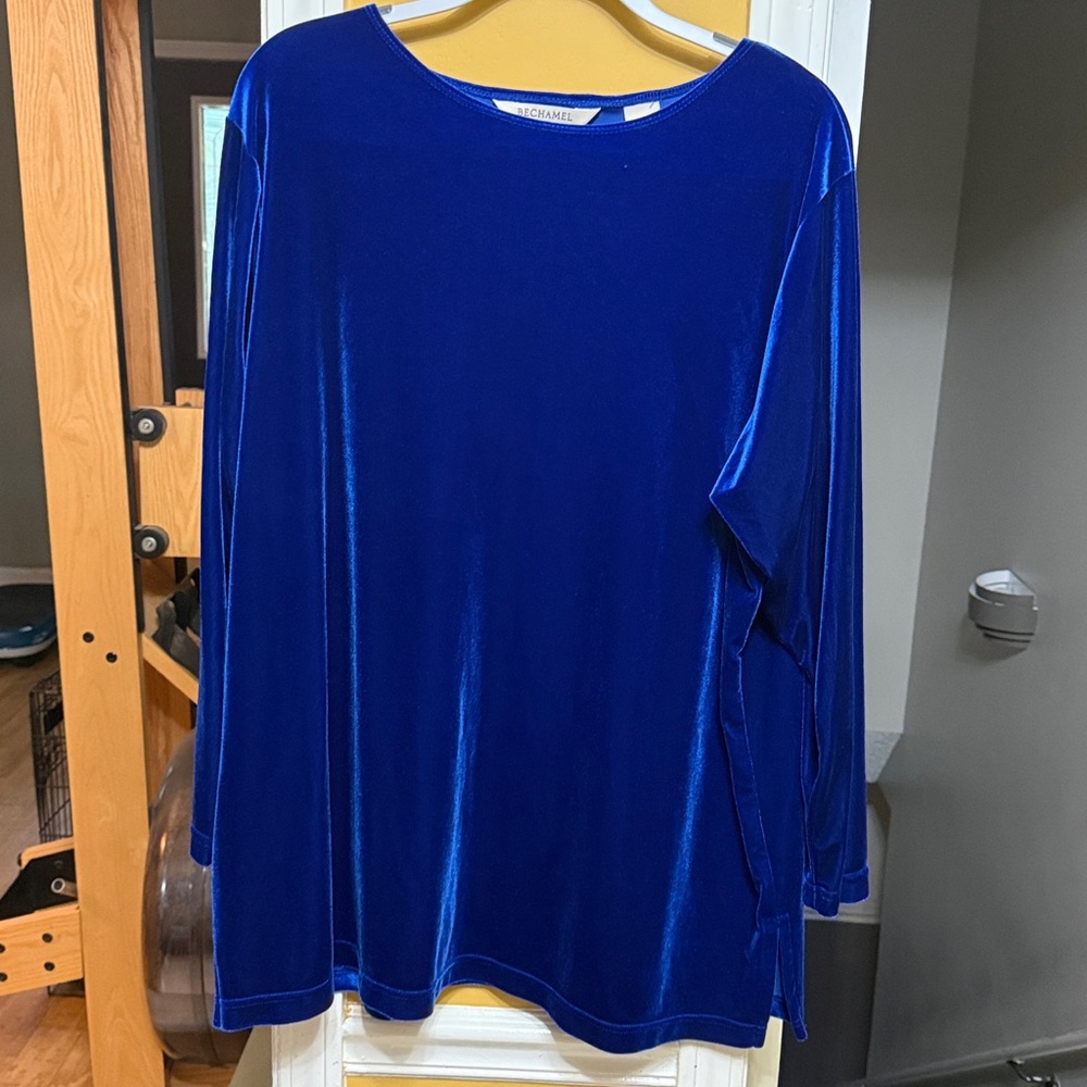 Bechamel Royal Blue Top vintage